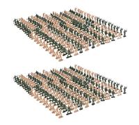 Giwnhvx 720 Pezzi 1/72 Fai da te Simulazione Soldati in Plastica Figure Figure Modello Mini Figure Soldato Accessori da Tavolo Sabbia