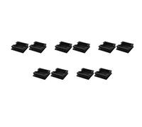 Giwnhvx 75mm x 75mm Tappi Quadrati Nel Plastica Inserti per Tubi Inserti di Chiusura 10 Pz