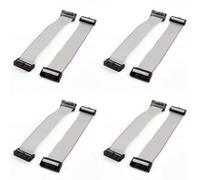 Giwnhvx 8 connettori piatti per cavi a nastro, passo 2,54 mm, 20 pin, F/F