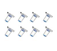 Giwnhvx 8 filtri per acqua per lavatrice, filtro per soffione doccia, bagno, depuratore d'acqua per uso domestico