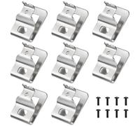 Giwnhvx 8 ganci per trapano in acciaio inox 304 con viti per N268241 adatti per utensili elettrici da 20 V DCD980 DCD980L2 DCD985 Facile da installare facile da usare