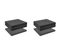 Giwnhvx 8 inserti in schiuma Pick Apart - Foglio pre-quadrato in schiuma con fondo per scatole da gioco da tavolo, cassetto, cassetto B