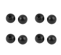 Giwnhvx 8 pezzi 32 mm di altezza 35 mm Dmr M10 filettato plastica manopola sfera maniglia
