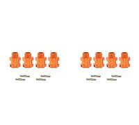 Giwnhvx 8 Pezzi Adattatore Ruota Esagonale 17 mm 8625 per -07 DBX07 1/7 Accessori Parti di Aggiornamento Auto