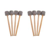 Giwnhvx 8 Pezzi Bacchette per Grancassa Bacchette Bacchette per Batteria con Testa in Schiuma per Percussioni da Banda
