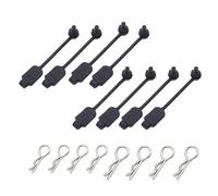 Giwnhvx 8 Pezzi Clip per Corpo Auto RC Guscio di Tenuta in Gomma Blocco Fibbia Fissa 8301 Accessori per Veicoli Arrma 1/8 1/10 1/16