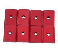Giwnhvx 8 pezzi di M6 tipo T Track Slider 30/45 Track Clamp Vite Groove Fastener Strumento di lavorazione del legno Rosso Facile da Usare