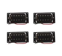 Giwnhvx 8 pezzi nero doppio avvolgimento bobina elettrica chitarra pick-up + vite telaio
