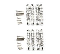 Giwnhvx 8 Pezzi Serie Ammortizzatore In Metallo Ammortizzatore per C14 C24 C34 MN D90 D91 D96 D99 D99S Mn90 Mn99S Ricambi di Aggiornamento Auto Rc,