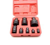 Giwnhvx 8 Pezzi/Set Adattatore Presa A Urto, Adattatore di Riduzione Chiave A Boccola -V, Kit Convertitore Di Allenamento, Set Di Strumenti di Riparazione Manuali
