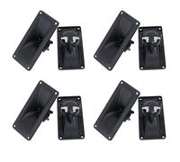 Giwnhvx 8 Pezzi Tweeter Altoparlante Tweeter piezoelettrico Altoparlante 150W Suoneria in Ceramica Acuta Quadrata Fai Da Te Altoparlanti Audio