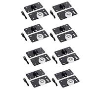 Giwnhvx 8 pz/set di ruote per armadio in ferro per porta scorrevole armadio porta scorrevole puleggia 8,3 x 4,6 x 0,3 cm