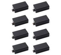 Giwnhvx 8 x Coperchio di Pickup Humbucker Sigillato in Plastica per Parti di Chitarra SQ Pickup (nero)