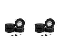 Giwnhvx 8 x per C14 C24 C34 C44 B14 B24 MN D90 D91 MN99S RC Auto Parti di Aggiornamento Metallo Cerchio Pneumatico Pneumatici Set Accessori