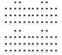 Giwnhvx 80 pezzi 6 x 6 x 5 mm momentaneo tattile interruttore a pulsante 2 pin DIP foro passante