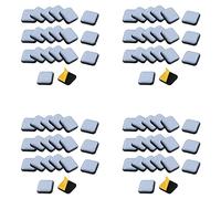 Giwnhvx 80 PZ Slider per Mobili Slider 25 x 25 mm PTFE Autoadesivi Mobili per Mobili Cuscinetti Quadrati per Mobili Easy