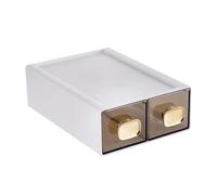 Giwnhvx 8016 Ufficio Ins Scatola di Immagazzinaggio Multi-impilata Scrivania Dormitorio Cassetto Trasparente Studente Cancelleria Scrivania Libro a Mano Facile da Usare