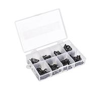 Giwnhvx 80pcs Acciaio Ceramica Guida Nero Multi-Dimensione Mare Guida Set