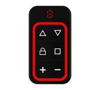 Giwnhvx 8CH multi-frequenza per porta del garage 270-868 MHz copia rilevamento automatico della frequenza A
