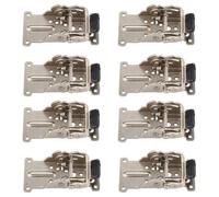Giwnhvx 8PCS 0-90-180 gradi autobloccante pieghevole cerniera tavolo gambe argento pieghevole tavolino mobili mobili armadio cerniera