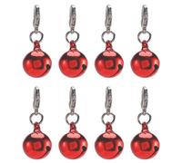 Giwnhvx 8X Ciondolo Bell Jingle Bell per in Tela di del Gatto del Cane
