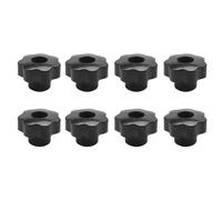 Giwnhvx 8X M10 10mm Dia Filettatura Nero Plastica Stella Manopola Grip