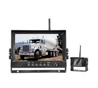 Giwnhvx 9 Pollice AHD Digital Wireless Backup DVR Dash Cam Record Camera AHD Monitor Kit per Camion Rimorchio Bus Pickups Trailer