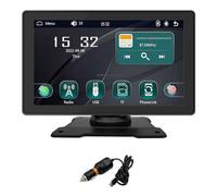 Giwnhvx 9 Pollice Autoradio Multimedia Video Player Wireless CarPlay Android Auto Touch Screen Portatile Car Stereo per Tutti i Veicoli