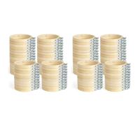 Giwnhvx 96 Pezzi 4 Pollici Cerchio di Ricamo Mini Cerchio di Ricamo Cerchio Rotondo di Bambù per Lavori Di Ago, Cucito e 10 cm