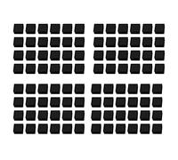 Giwnhvx 96 PZ 30mm x 30mm Inserto Tubolare Nel Plastica Un Costine Quadrate con Inserto Nero