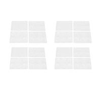 Giwnhvx 96 smorzatori per batteria, ammortizzatori in gel per batteria, silenziatori per batteria, silenziatori in silicone non morbido, per toni di batteria (trasparente)