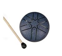 Giwnhvx a Lingua in Acciaio 6 Toni da 3 Pollice Mini a Mano con Strumenti Musicali Percussione, Accessori Batteria A