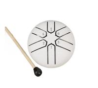 Giwnhvx a Lingua in Acciaio 6 Toni da 3 Pollice Mini a Mano con Strumenti Musicali Percussione, Accessori Batteria F
