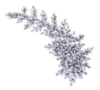 Giwnhvx Accessori per Capelli da Sposa di Lusso Copricapo da Sposa per Cena per Le Donne Pettini per Capelli da Sposa Copricapo da Sposa,A