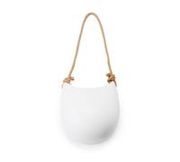 Giwnhvx Accessori per la decorazione semplice vaso sospeso camera da letto vaso da parete in ceramica ciondolo artigianale vaso idroponico da parete A 16,8 x 11,2 x 19 cm