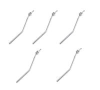 Giwnhvx Accessori per Strumenti Musicali Attrezzature per Chitarra Elettrica Sistema Tremolo Doppio Scuotimento Maniglia a Dondolo Braccio Tremolo Argento