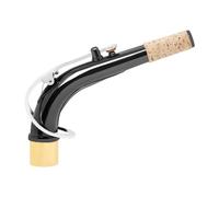 Giwnhvx Accessorio per collo curvo per sassofono Alto, Sughero metallico con sostituzione della finitura nichelata nera,