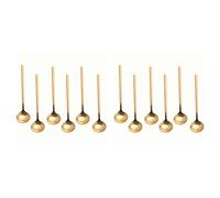 Giwnhvx Acciaio Inossidabile 12PZ Cucchiaini per Espresso Cucchiaini per Caffè Dessert Torta Gelato Zuppa Antipasto ()