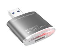 Giwnhvx Adattatore 2 in 1 USB e lettore SD, scheda SD TF a USB 3.0, supporta SDXC MMC UHS-I per computer PC portatile