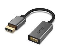Giwnhvx Adattatore compatibile DisplayPort 4K a, Convertitore Unidirezionale DisplayPort (DP) Computer a Monitor Dello Schermo 4K 60Hz