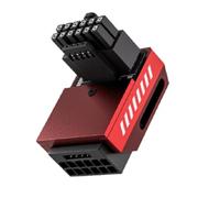 Giwnhvx Adattatore di alimentazione 12 V 16 Pin angolato a 90 gradi per scheda grafica da ufficio. Connettore a per GPU 12VHPWR invertito.