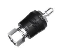 Giwnhvx Adattatore di Erogatore Subacquea Connettore Filettato 9/16 con Interruttore On/Arresto Valvola BCD Sostituzione Media Pressione, Stile B