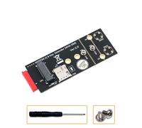 Giwnhvx Adattatore modulo M.2 Key-B che supporta il Modem GSM 5G 4G 3G LTE Nero per Scheda Chiave NGFF 3042 3052 M2 B