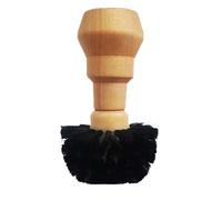 Giwnhvx Adatto 58 millimetri macchina del caffè Portafilter Brush,manico in legno caffè polvere ciotola spazzola di pulizia facile installare
