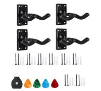 Giwnhvx Affidabile supporto da parete a gancio per chitarra elettrica, acustica, banjo, basso e ukulele