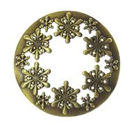 Giwnhvx Aiuta le candele in vetro, fiocchi di neve per aromaterapia, regalo per le donne, uniformemente a sciogliere, 8,8 cm