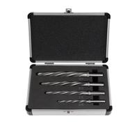 Giwnhvx Alesatore conico M2 HSS, punte da trapano per alesatore per costruzione a ponte, set da 4 pezzi, per allineare o ingrandire i fori