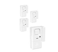Giwnhvx Allarmi per porte e finestre, volume regolabile, suono/allarme, sensore di allarme per la sicurezza domestica, sicurezza dei bambini, confezione da 4
