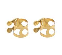Giwnhvx Altos Sax Bocchino Legatura Doppia Vite Sassofono Legatura Legatura, Accessori per Strumenti Musicali