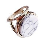 Giwnhvx Anello Geometrico con Dito grande Boho etnico da Donna con Anello Hippie Rotondo